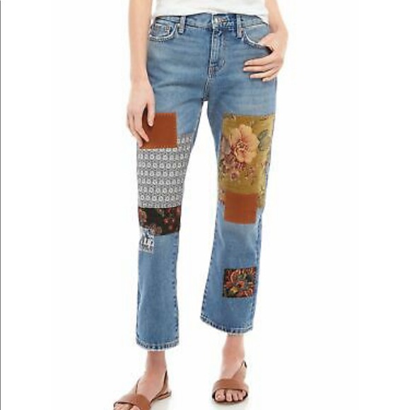 ✨HOST PICK✨ FP Poppy Patch Straight Leg Jeans - Picture 3 of 4